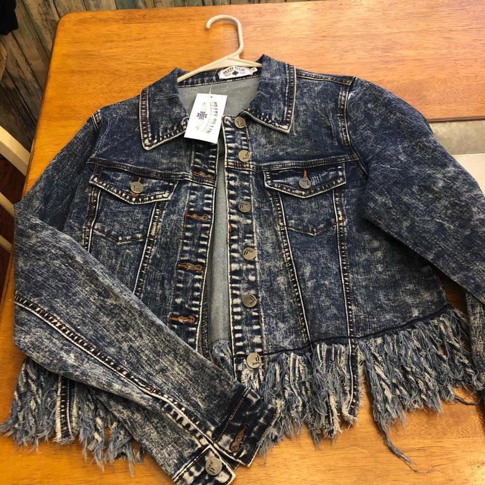 Crazy Train denim jacket